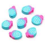 Polymer Clay Beads Lake Strawberry Clay Spacer Beads For Jewelry Making