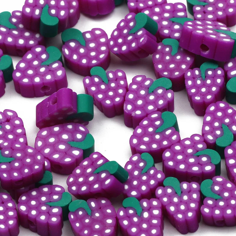 Purple Sunflower Smile Beads for Jewelry Making DIY Bracelet Keychain