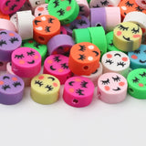 Shyness Smiley Clay Beads for Jewelry Making DIY Bracelets Earrings