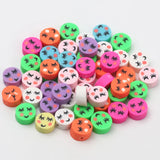 Shyness Smiley Clay Beads for Jewelry Making DIY Bracelets Earrings