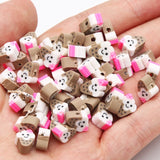 Smile Face Ice-cream Polymer Beads for Jewelry Making