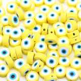 Yellow Polymer Clay Beads Mixed Loose Beads For Jewelry Making Diy