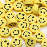 Yellow Polymer Clay Beads Mixed Loose Beads For Jewelry Making Diy