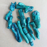 Red Coral Branch Natural Stone Beads Semi-precious Supply Gift