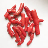Red Coral Branch Natural Stone Beads Semi-precious Supply Gift