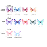 Chiffon Tulle Butterfly Wings Nail Arts Crafts Accessories DIY