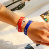 20/50PCS Silicone Vape Band Mix Colors Non Slip Letters Decorative Rings