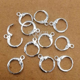 925 Sterling Silver Lettering Earring Hook Earwires Jewelry Findings