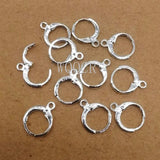 925 Sterling Silver Lettering Earring Hook Earwires Jewelry Findings