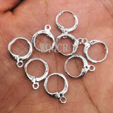 925 Sterling Silver Lettering Earring Hook Earwires Jewelry Findings