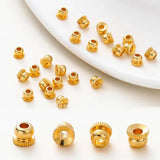 20/50Pcs 14K/18K Plated Brass Bead Caps Jewelry Findings