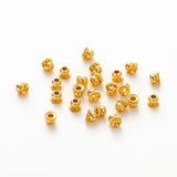 20/50Pcs 14K/18K Plated Brass Bead Caps Jewelry Findings