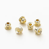 20/50Pcs 14K/18K Plated Brass Bead Caps Jewelry Findings