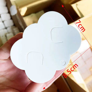 20-50Pcs Hair Clips Card Kraft Paper DIY Jewelry Cloud Display Packaging Tag
