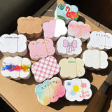 20-50Pcs Hair Clips Card Kraft Paper DIY Jewelry Cloud Display Packaging Tag