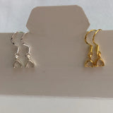 925 Sterling Silver Hook Earring Setting DIY Jewelry Clasp Base Clip Pins Access