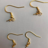 925 Sterling Silver Hook Earring Setting DIY Jewelry Clasp Base Clip Pins Access
