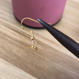 925 Sterling Silver Hook Earring Setting DIY Jewelry Clasp Base Clip Pins Access