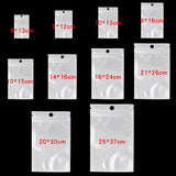 20-50Pcs Ziplock Bags Plastic Package for Beads Jewelry Spice Nail Powder