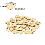 Stainless Steel Rose Plated DIY Jewelry Pendant Charms