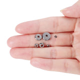20-50Pcs Stainless Steel Crimp End Bead Stopper Findings for DIY Jewelry Making