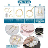 Plated Brass Hoop Charms Pendant for DIY Jewelry Making