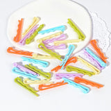 20/50pcs 43mm Waved Hairpins Acrylic Girls Hair Clip Bobby Pins DIY