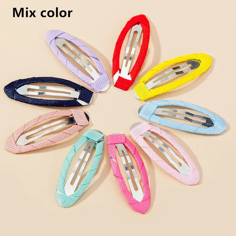 Stainless Steel Hairclip Ribbed Band Hair Clip DIY Hairpins Headwear Jewelry