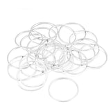 8-40mm Stainless Steel Earrings Rings Hoops DIY Jewelry Findings