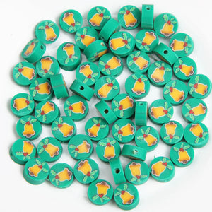 Christmas Polymer Clay Beads DIY Jewelry Accessories