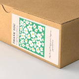 20-50pcs Flower Thank You Stickers Seal Labels For DIY Gift Commodity Decor