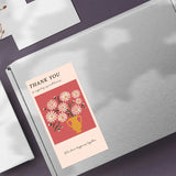 20-50pcs Flower Thank You Stickers Seal Labels For DIY Gift Commodity Decor