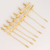 Stainless Steel Ribbon String Leather Clip Crimp Cover Clasp for Jewelry Making