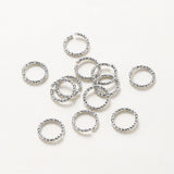 14K 18K Twisted Open Jump Rings DIY Jewelry Making Accessories