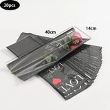 Colorful Cellophane Bags for Rose Bouquet Flower Gift Packaging