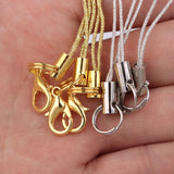 Polyester Lanyard Strap Cords with Lobster Clasp Hooks Keychains