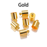 Tassel Leather Cord End Crimp Caps Beads 3-10mm Tip Cap for DIY Necklace Jewelry