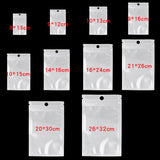 Clear Self Seal Zipper Plastic Retail Packaging Poly Pouches Ziplock Bags