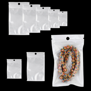 Clear Self Seal Zipper Plastic Retail Packaging Poly Pouches Ziplock Bags