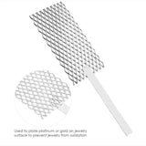 Titanium Mesh Anode Rhodium Jewelry Silver Plating Plater Tool Handle