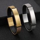 Stainless Steel Hip Hop Chain Mesh Wrap Bracelet