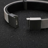 Stainless Steel Hip Hop Chain Mesh Wrap Bracelet