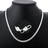 925 Sterling Silver 6mm Fine Necklace Chain for Wedding Jewelry