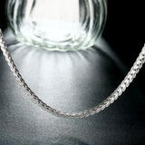 925 Sterling Silver 6mm Fine Necklace Chain for Wedding Jewelry