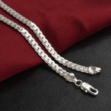 925 Sterling Silver Necklace Chain 20-60cm Wedding Jewelry