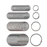 20-88mm Nickel Plated Book Rings Loose Leaf Binder Ring Key Chain