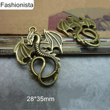 Dragon Pendant, 28*35mm, Jewelry Supplies