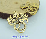 Dragon Pendant, 28*35mm, Jewelry Supplies