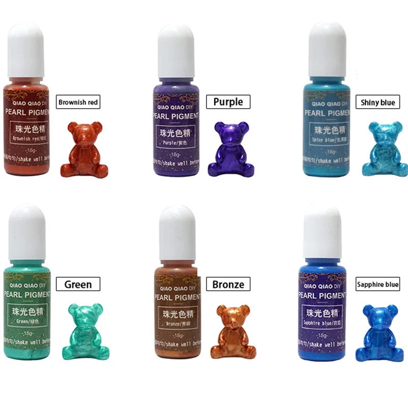 20 Colors 15g Epoxy Resin Pigment UV Resin Coloring Dye Colorant Pigment