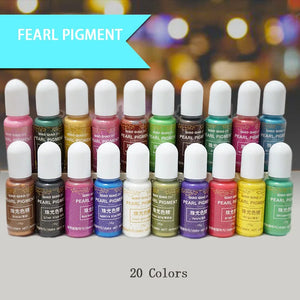 20 Colors 15g Epoxy Resin Pigment UV Resin Coloring Dye Colorant Pigment